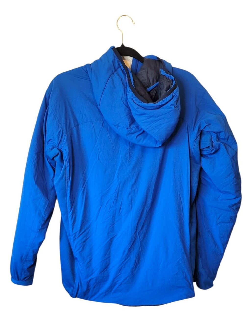 Arc'teryx Men's Atom LT Bright Blue Hooded Insulated Jacket Size S - Picture 2 of 6